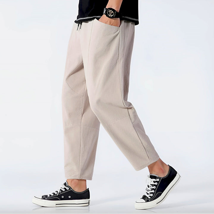 Men’s Cotton Cropped Pants - Kenji