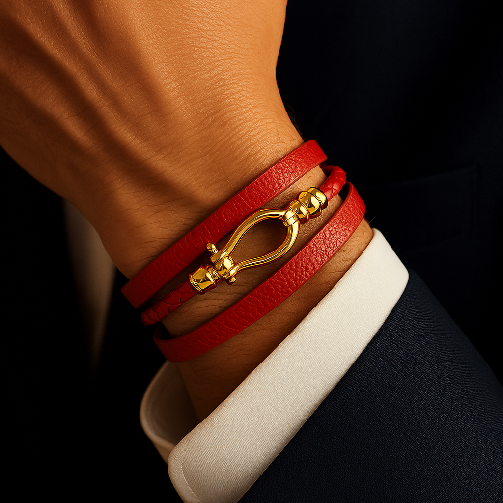 Captain Jack Leather Bracelet