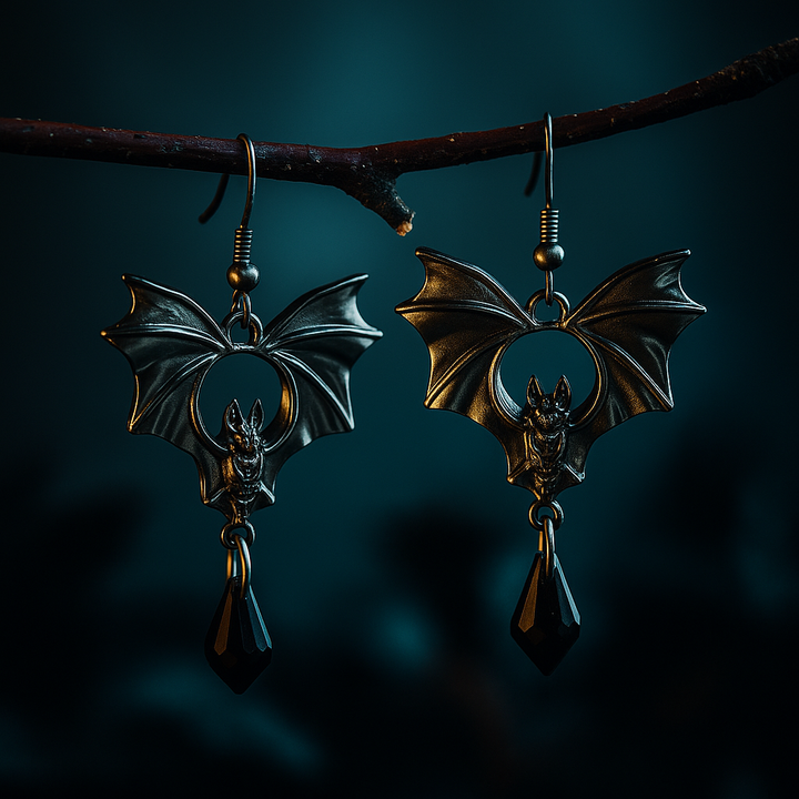 Vampire Bat Earrings
