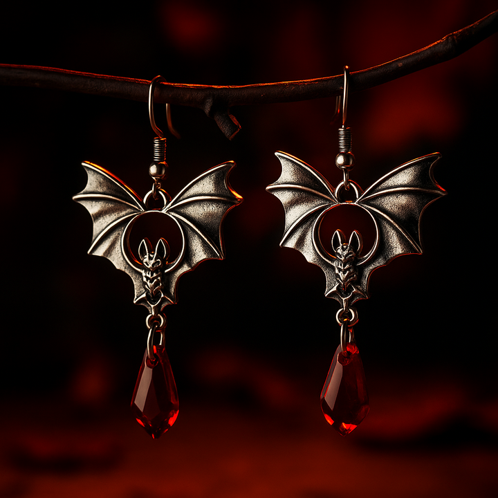 Vampire Bat Earrings