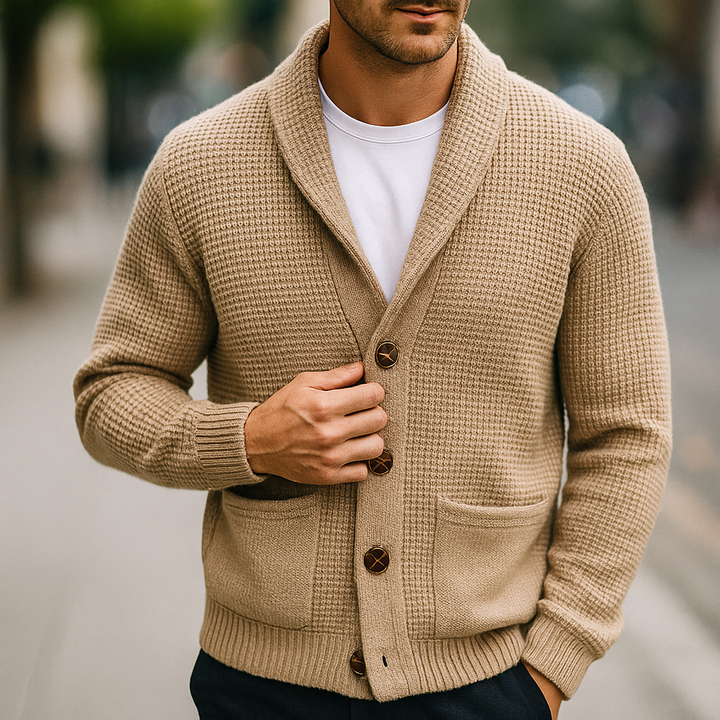 Leon Wool Knit Cardigan