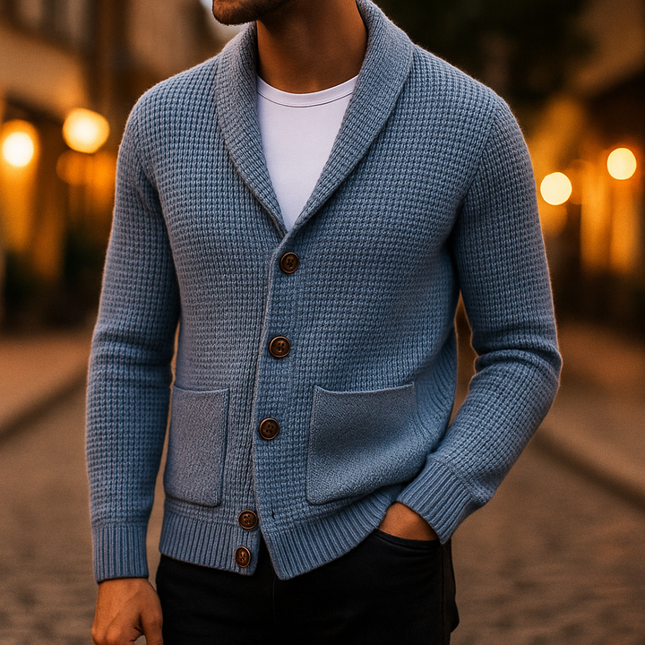 Leon Wool Knit Cardigan
