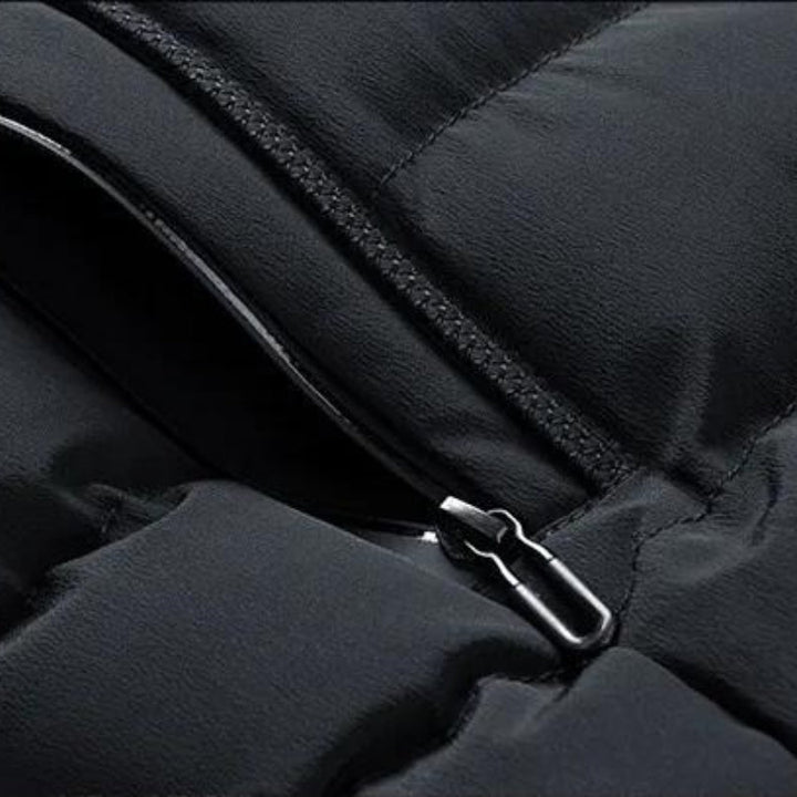 Men’s Hooded Fleece Lined Puffer Vest