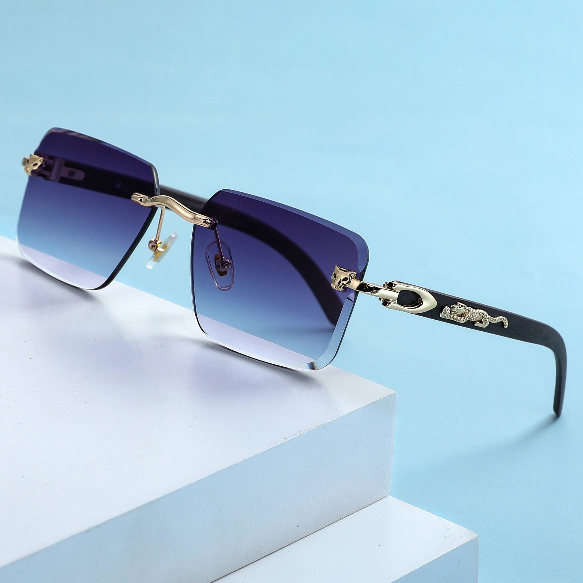 Cavari Rimless Sunglasses