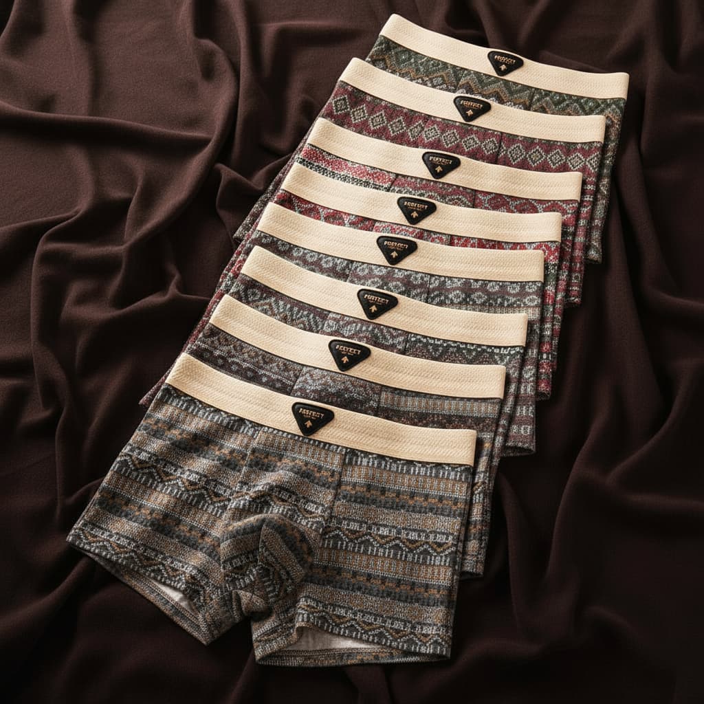 Men’s Patterned Boxer Briefs 4-Pack