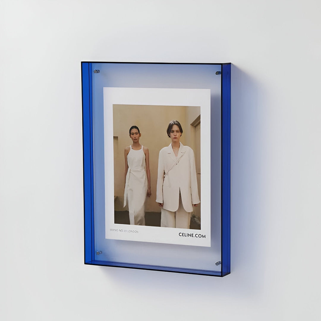 Acrylic Picture Frame with Floating Effect - Modern Design 0