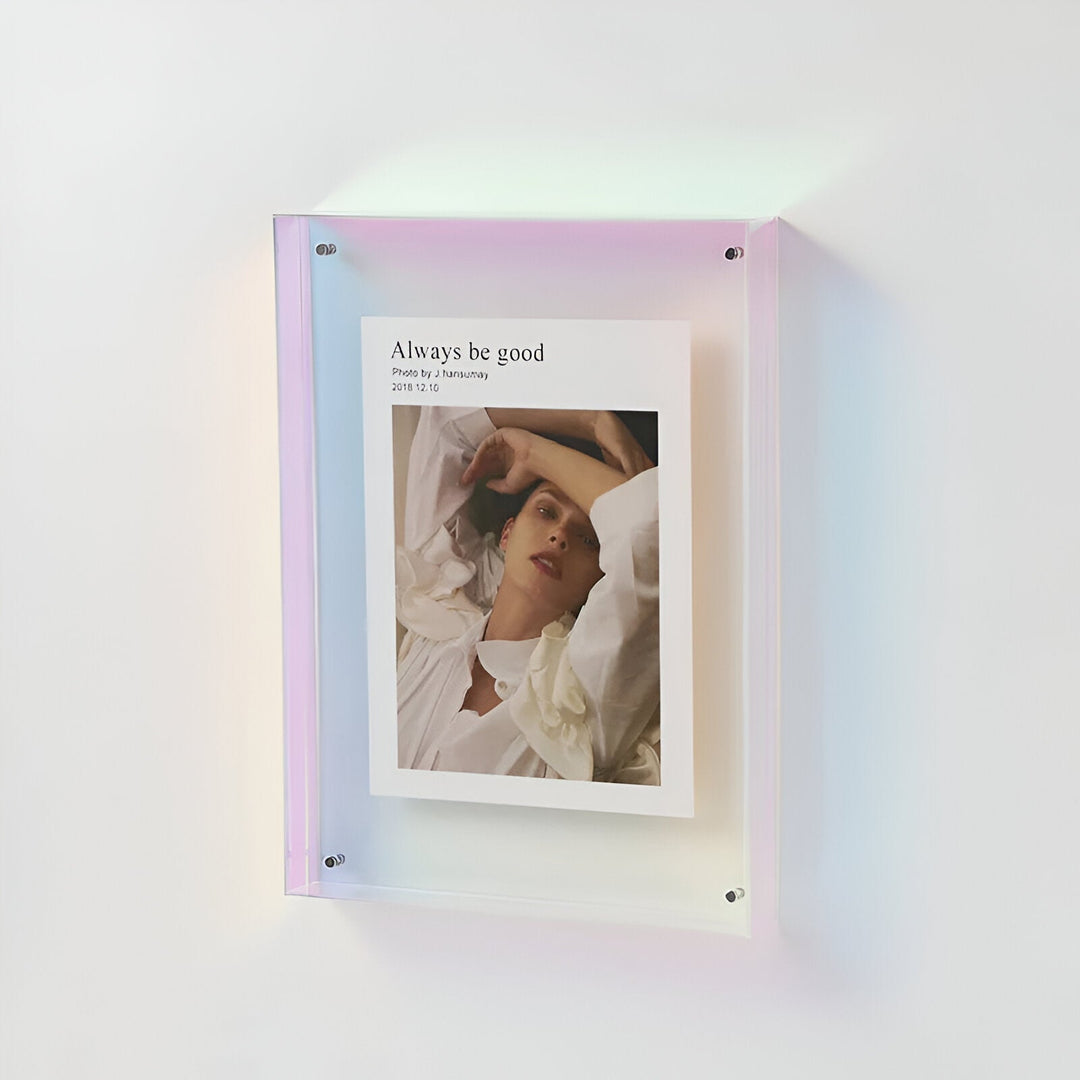 Acrylic Picture Frame with Floating Effect - Modern Design 9