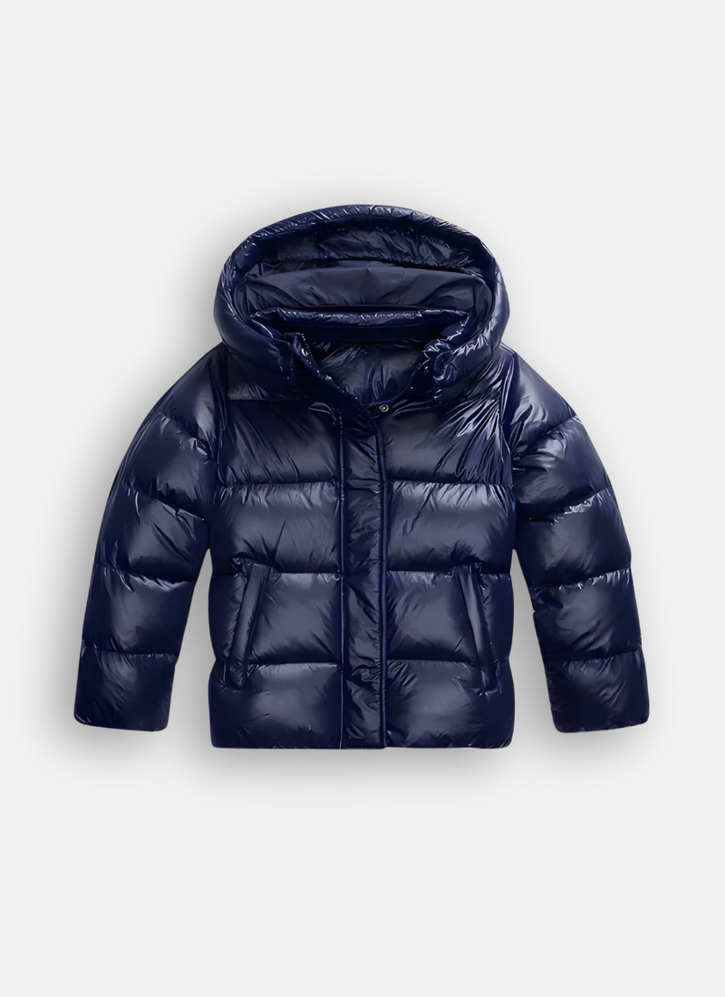 Women’s Glossy Padded Hooded Puffer Winter Jacket