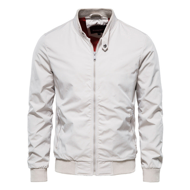 Men’s Windproof Casual Harrington Jacket
