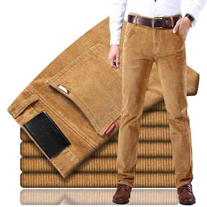 Men’s Wide Wale Corduroy Straight Leg Jeans