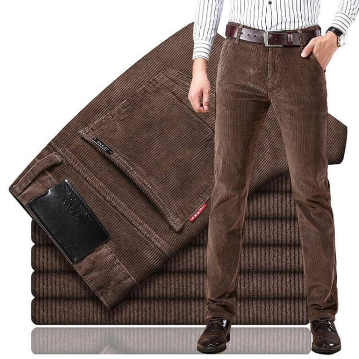 Men’s Wide Wale Corduroy Straight Leg Jeans
