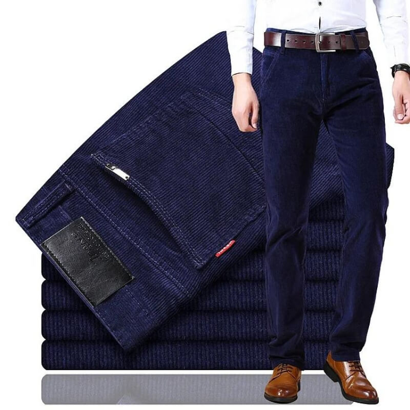 Men’s Wide Wale Corduroy Straight Leg Jeans