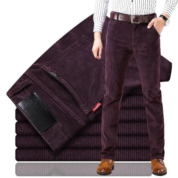 Men’s Wide Wale Corduroy Straight Leg Jeans