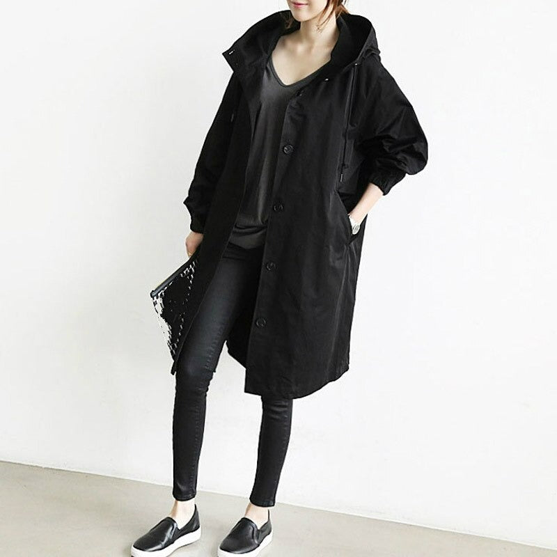 Women's Hooded Longline Cotton Parka