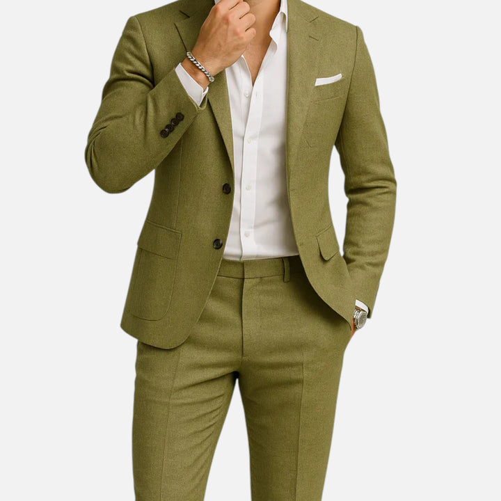 Breathable Linen Two-Piece Suit for Men | Victor