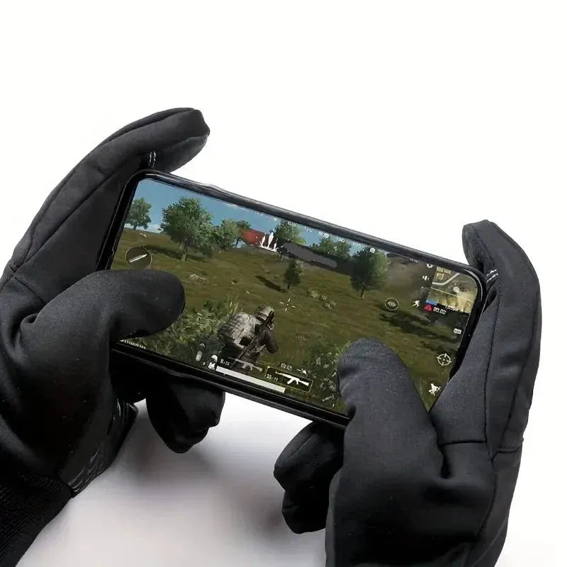 Men’s Thermal Softshell Touchscreen Waterproof Gloves