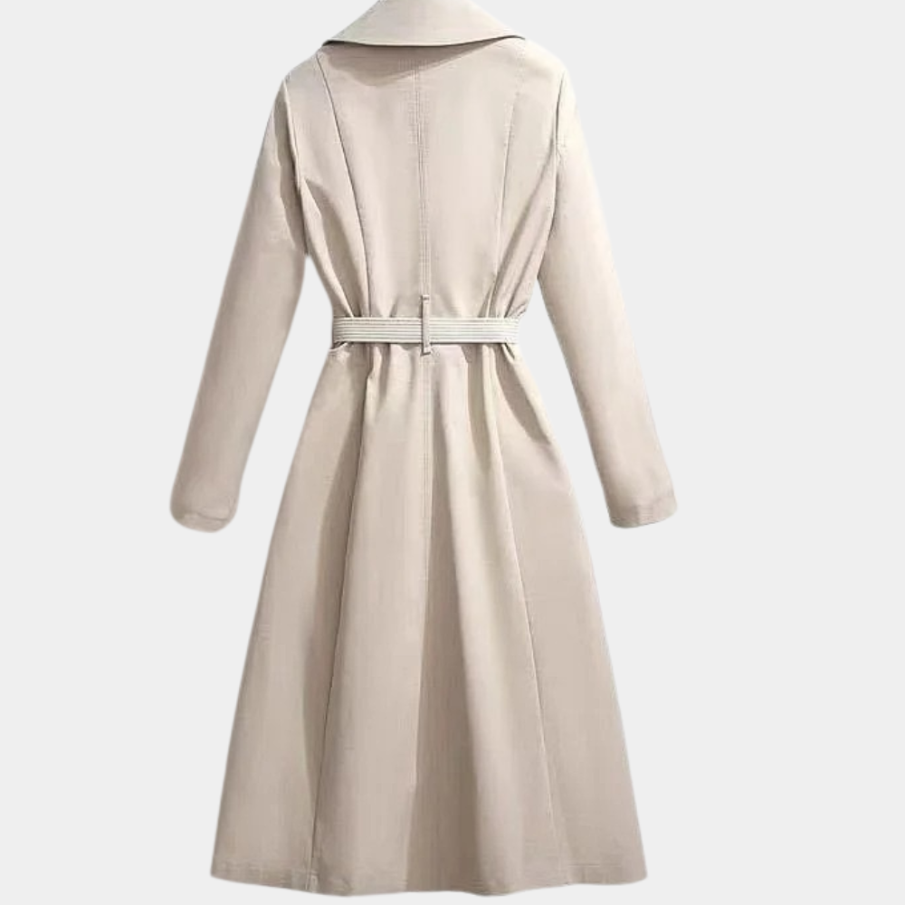 Women’s Belted Midi Trench Coat