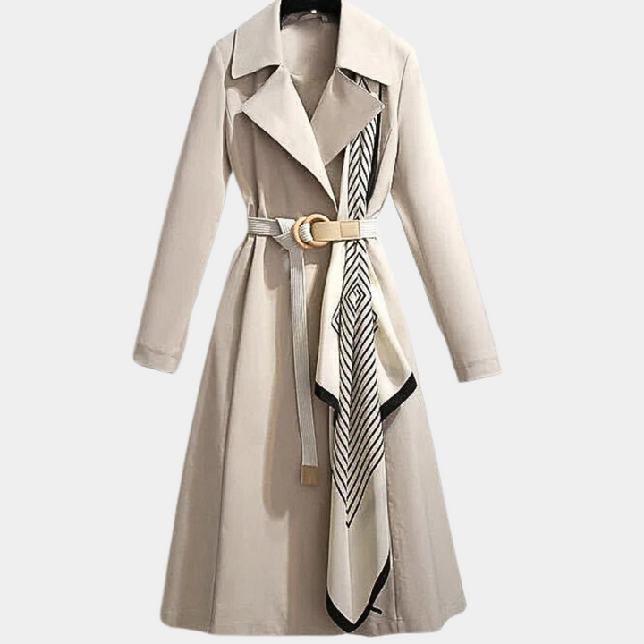 Women’s Belted Midi Trench Coat