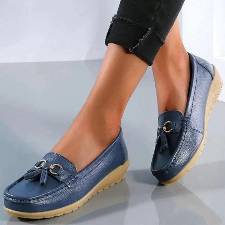 Women’s Tassel Slip-On Flat Loafers Orthopaedic
