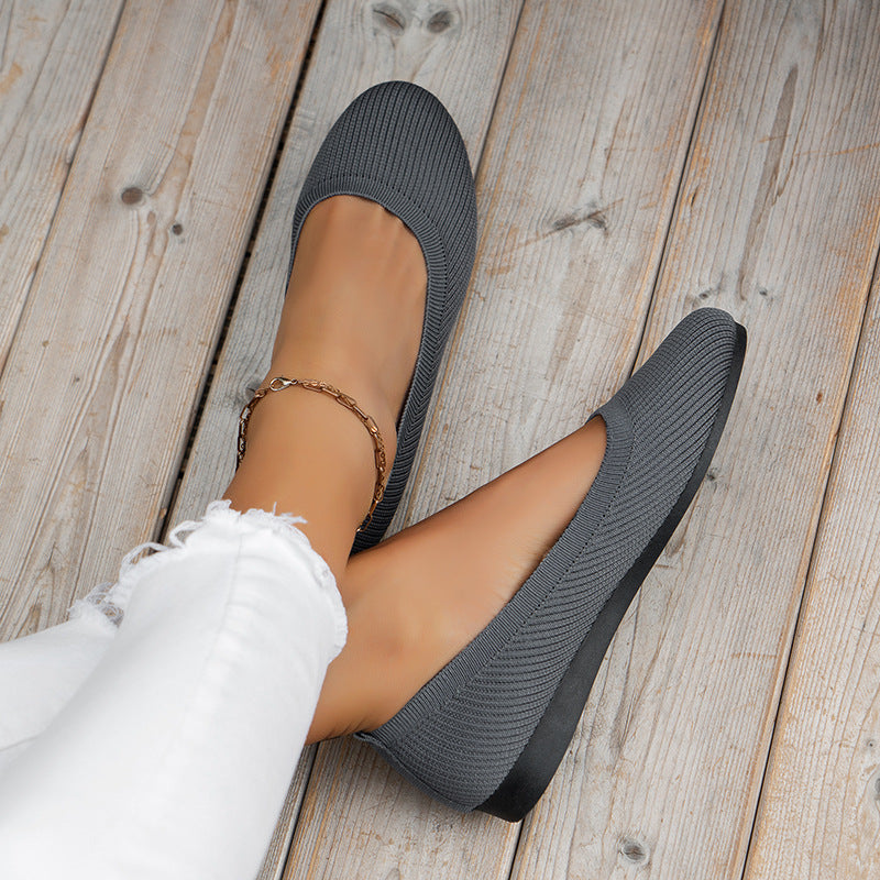 Women’s Knit Slip-On Orthopedic Ballet Flats