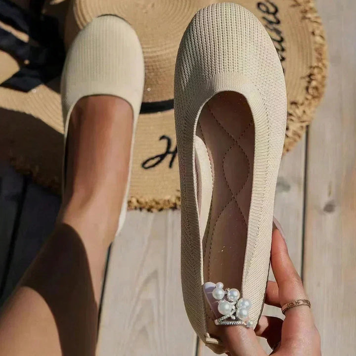 Women’s Knit Slip-On Orthopedic Ballet Flats