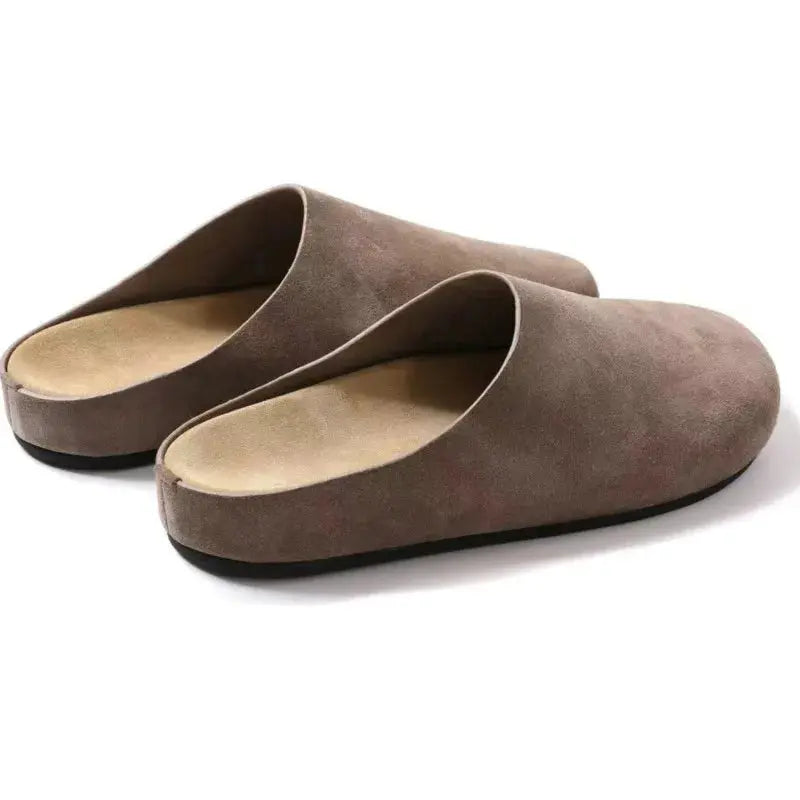 Comfortable Non-Slip Cowhide Clogs for Women – Durable Casual Footwear 3