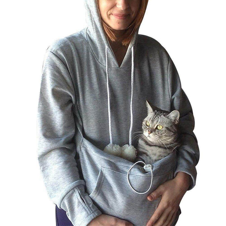 CozyPurr Cat Hoodie with Pouch for Ultimate Comfort and Anti-Hair Function, Soft Fabric, Stylish Design, Multiple Sizes Available 4