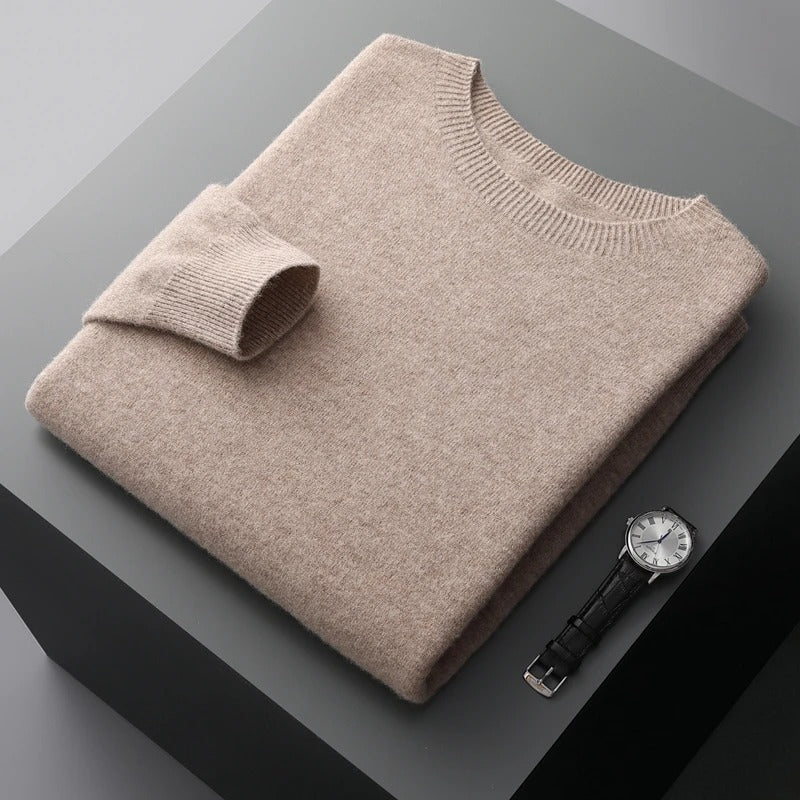 Men’s Cashmere Crew Neck Knit Jumper