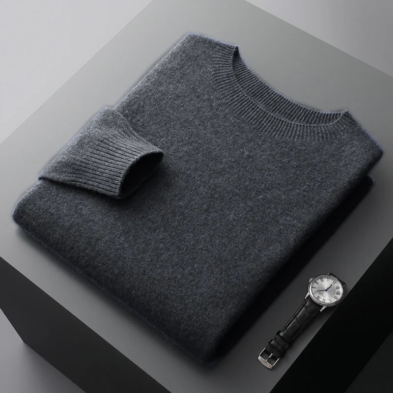 Men’s Cashmere Crew Neck Knit Jumper