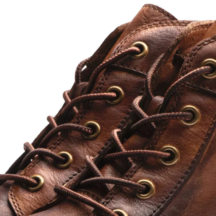 Men’s Vintage Lace-Up Faux Leather Ankle Work Boots