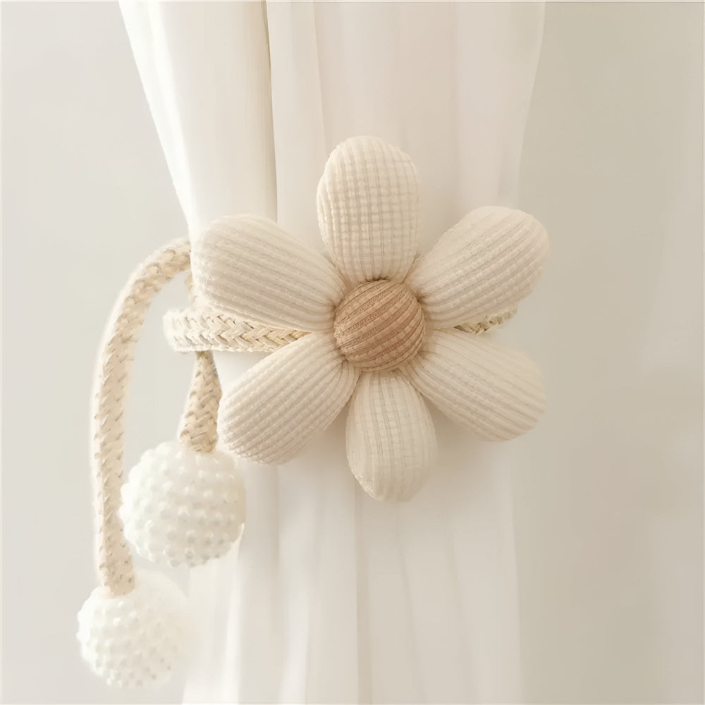 Drapery Tie Backs with Pearl Buckle - Elegant Decor 4