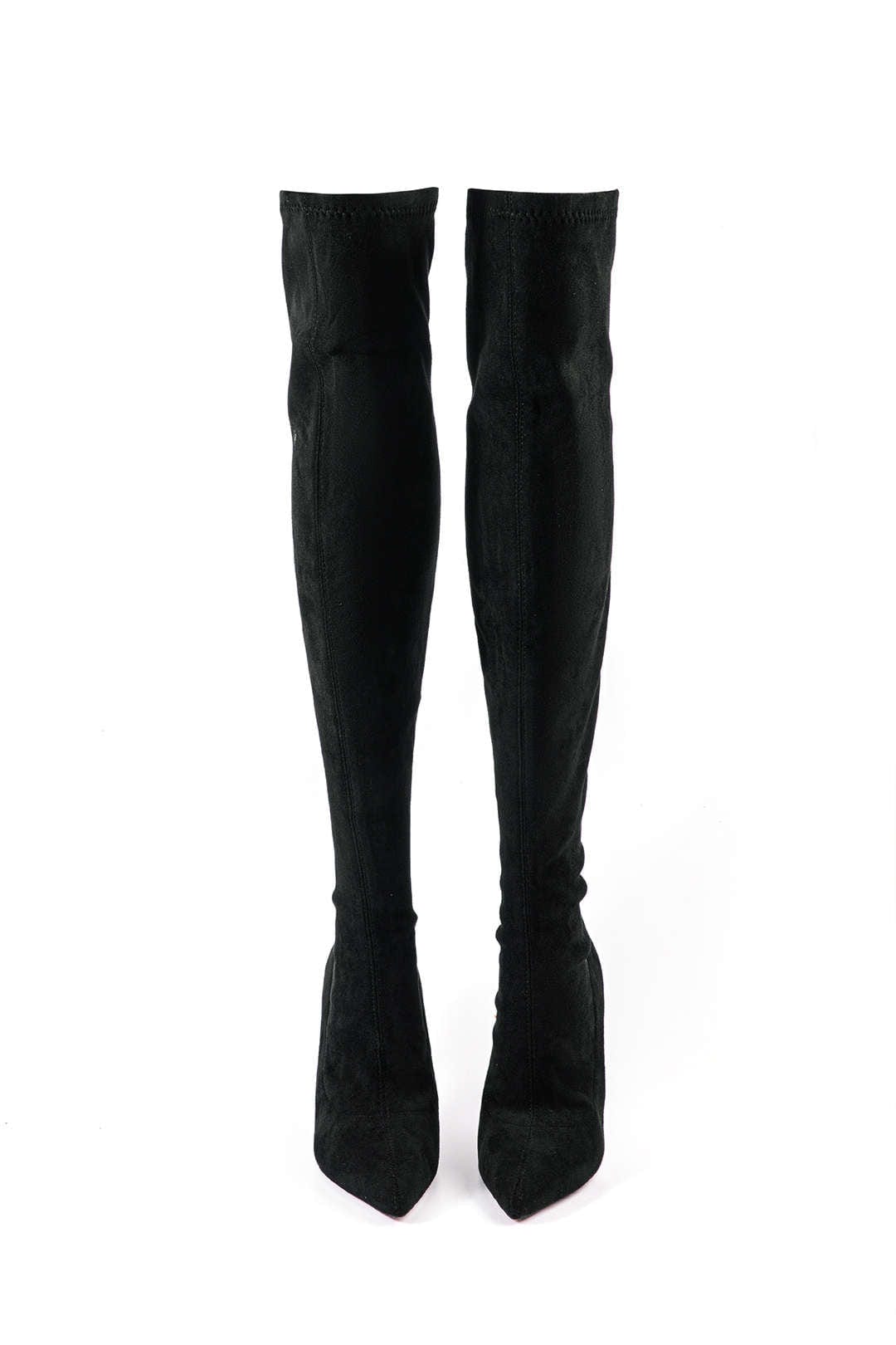 Women’s Faux Suede Stiletto Over-the-Knee Boots