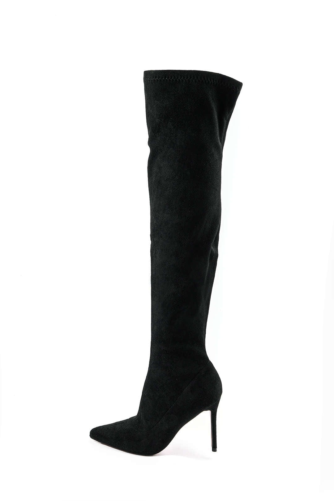 Women’s Faux Suede Stiletto Over-the-Knee Boots