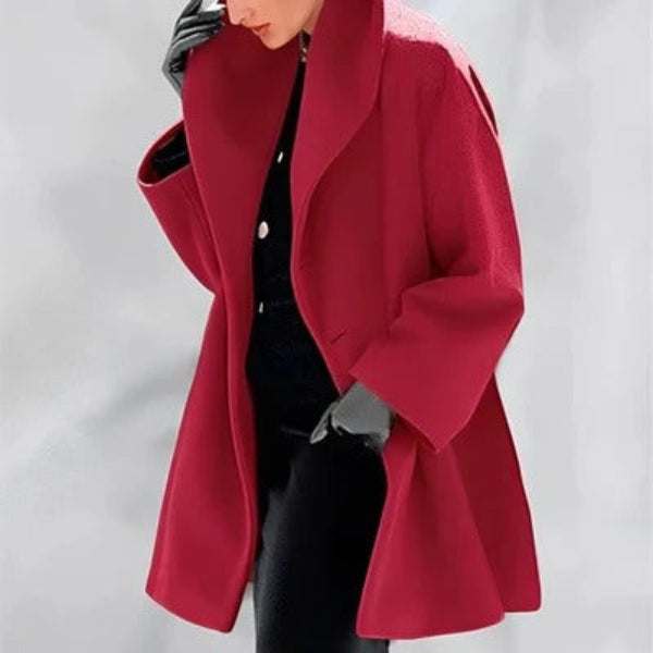 Women’s Oversized Shawl Collar Wrap Coat