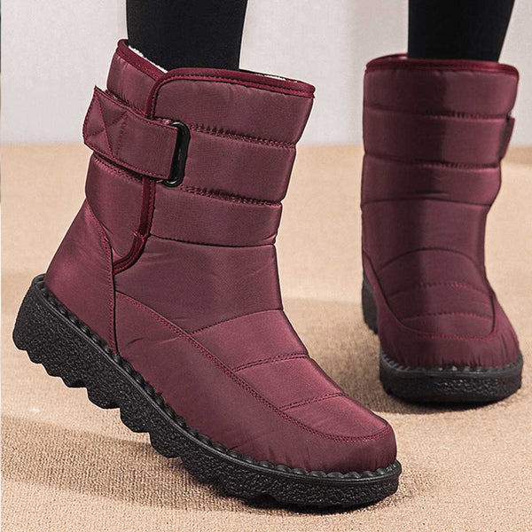 Women’s Waterproof Quilted Mid-Calf Snow Boots