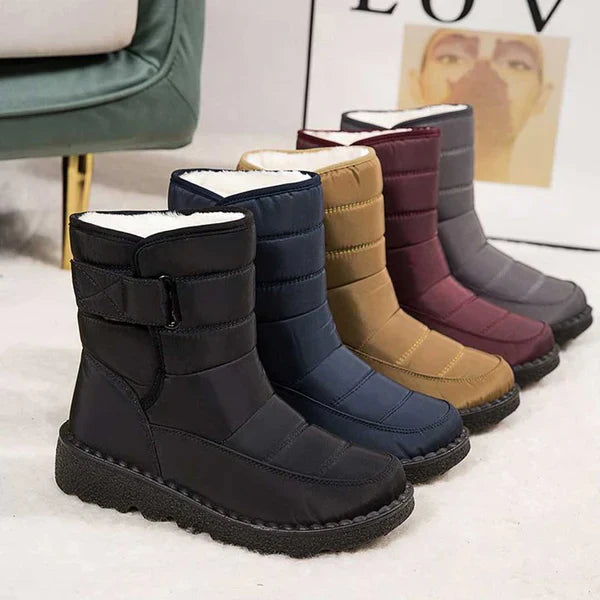 Women’s Waterproof Quilted Mid-Calf Snow Boots