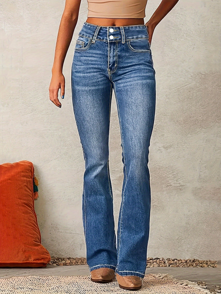 Women’s High Rise Bootcut Stretch Denim Jeans
