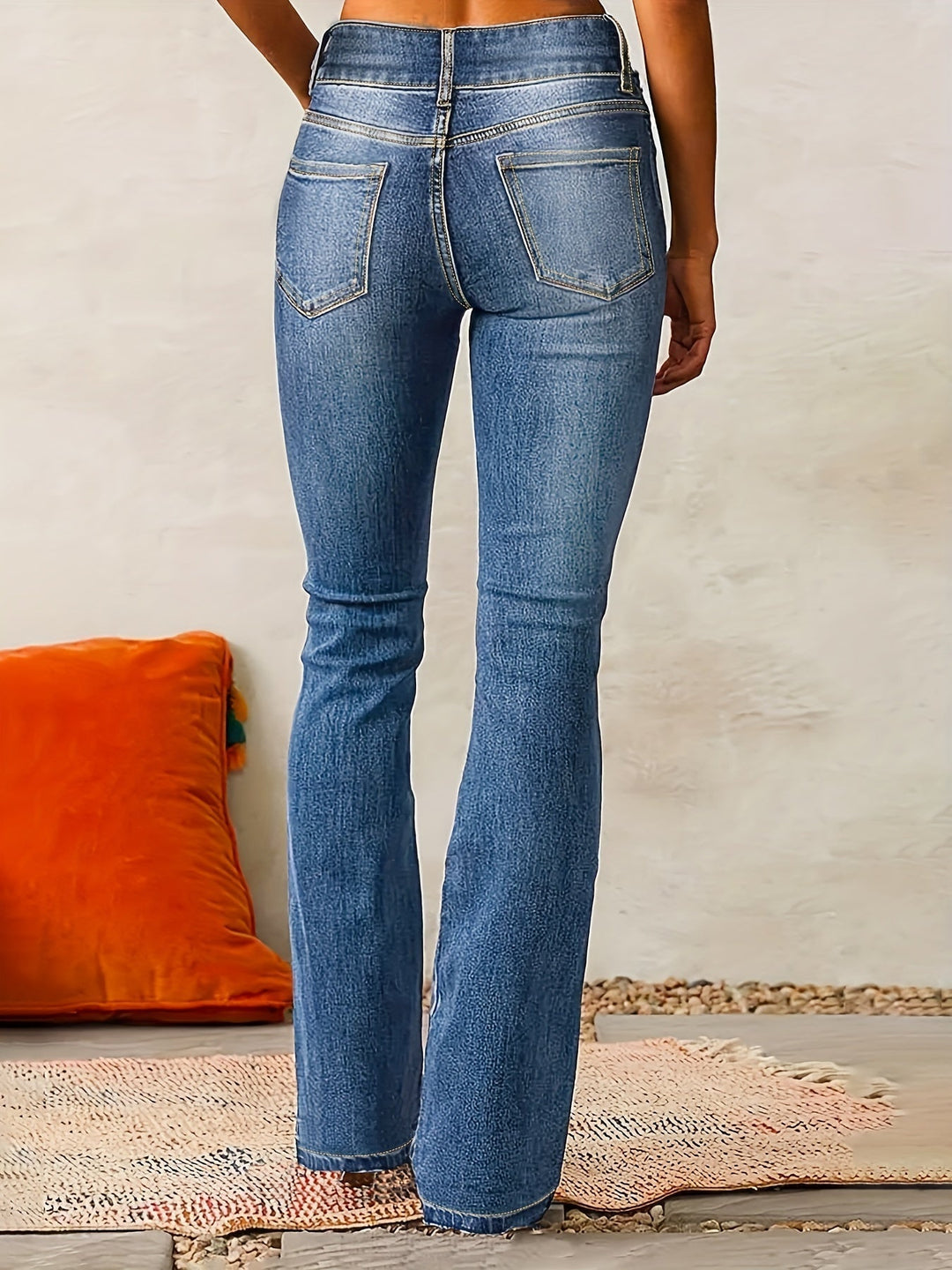 Women’s High Rise Bootcut Stretch Denim Jeans