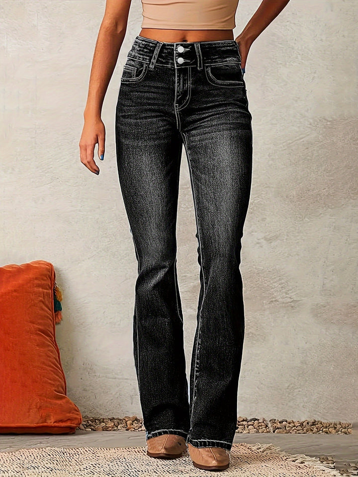 Women’s High Rise Bootcut Stretch Denim Jeans