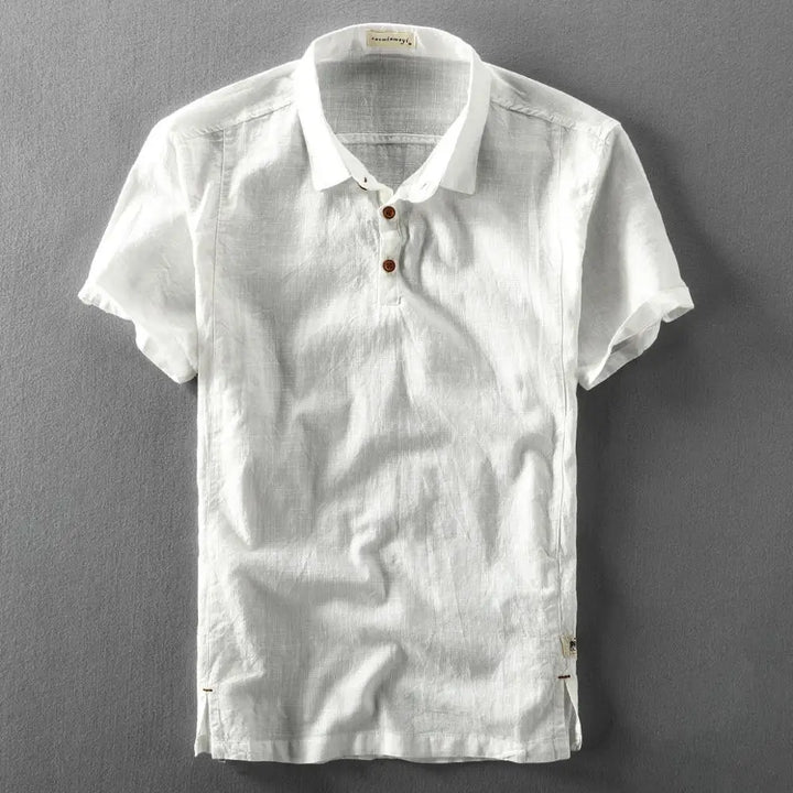 Shiro Linen Collar Tee