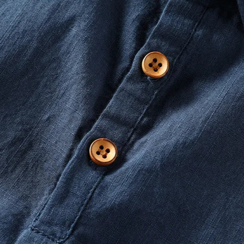 Shiro Linen Collar Tee