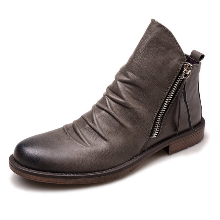 Men’s Genuine Leather Chelsea Ankle Boots