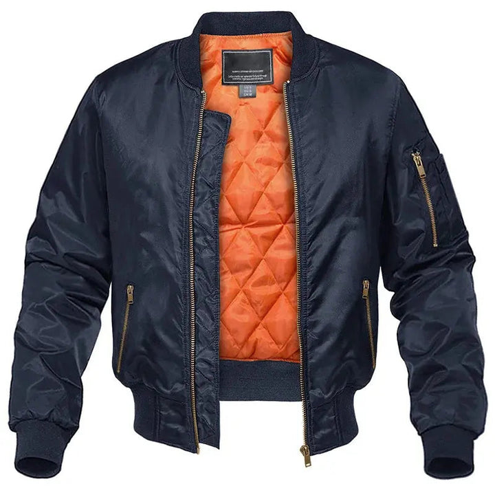 Men’s Classic Quilted Flight Bomber Jacket