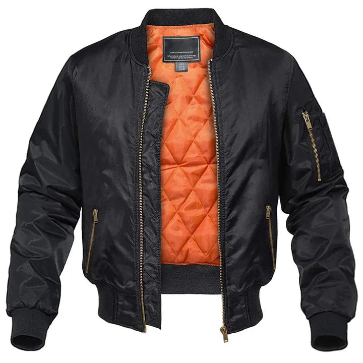 Men’s Classic Quilted Flight Bomber Jacket