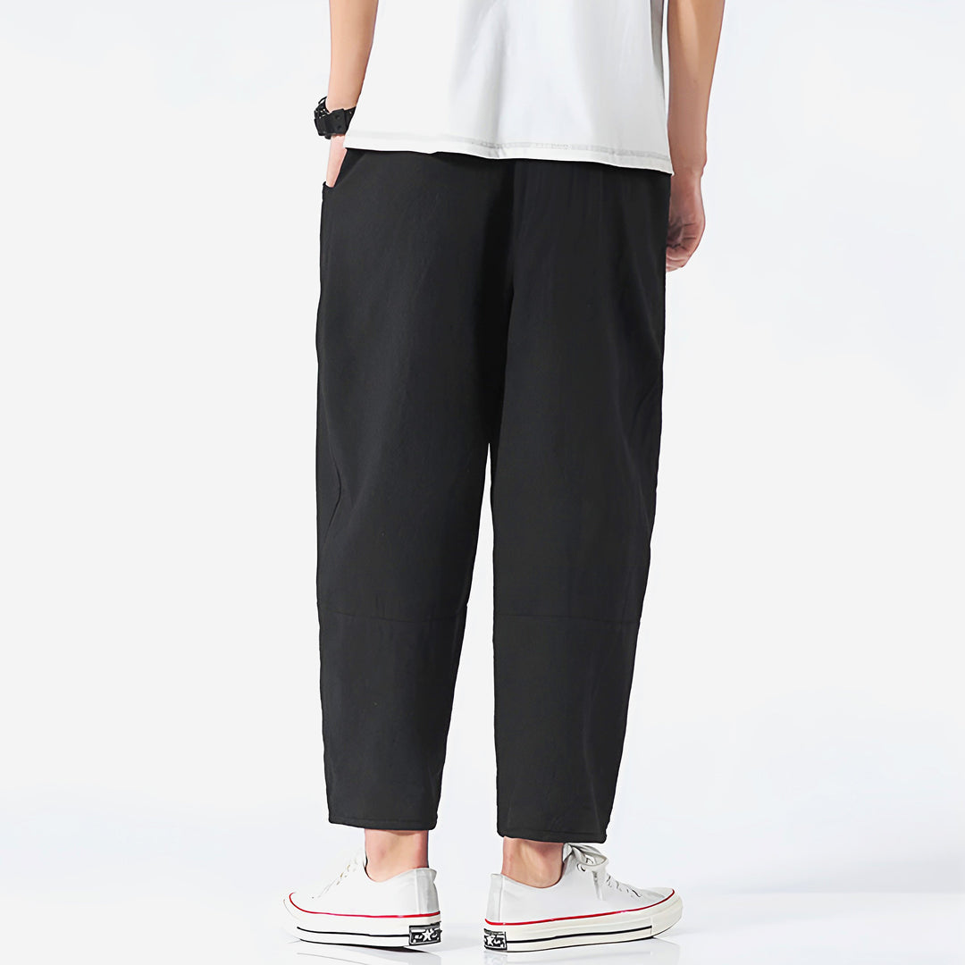 Men’s Cotton Cropped Pants - Kenji