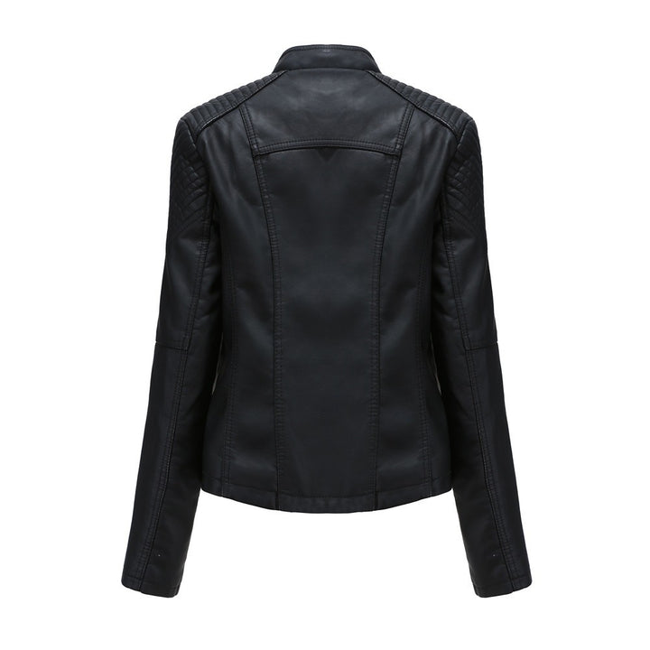 Women's Faux Leather Biker Jacket