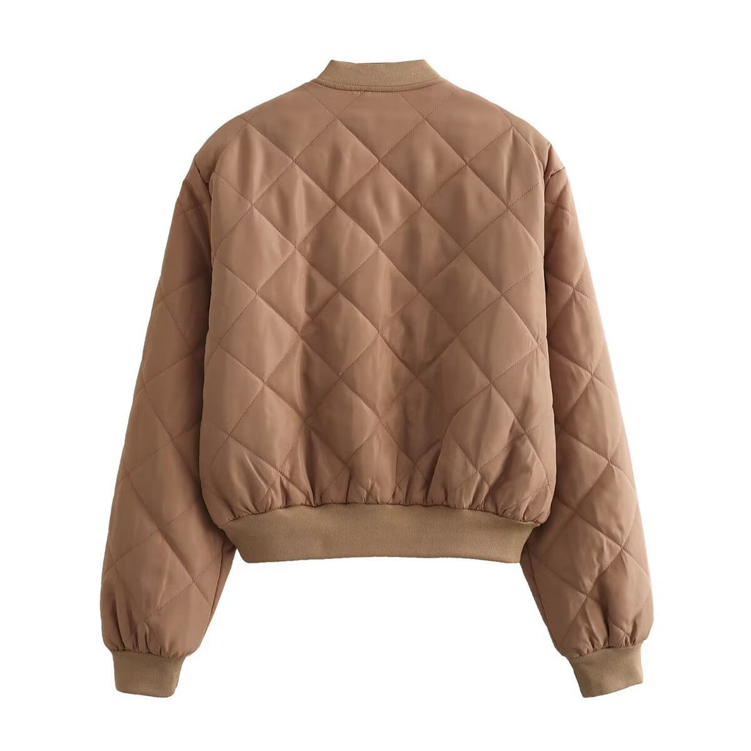 Women’s Quilted Bomber Jacket