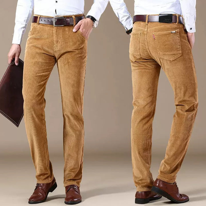 Men’s Wide Wale Corduroy Straight Leg Jeans