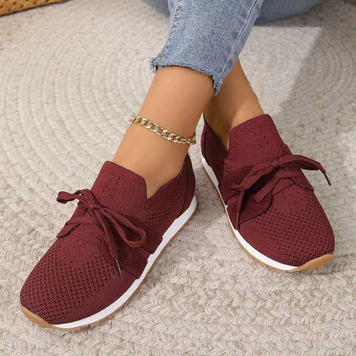 Women’s Breathable Mesh Slip-On Walking Sneakers
