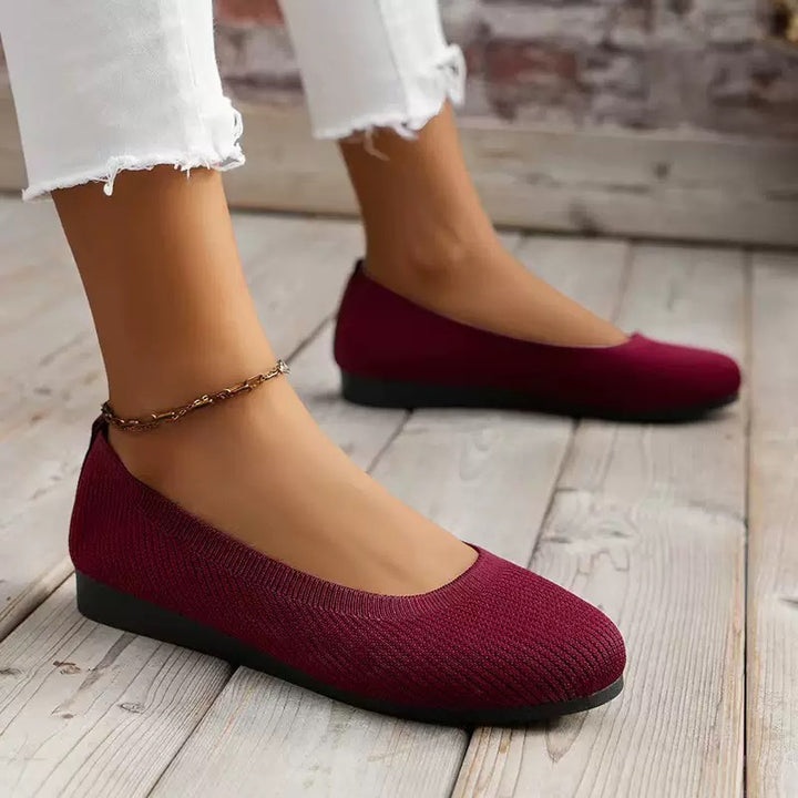 Women’s Knit Slip-On Orthopedic Ballet Flats
